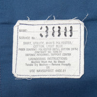 70s Vintage US Navy Utility Shirt - Small