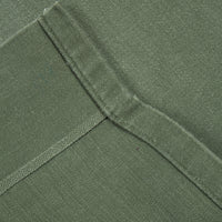 60s Vietnam War Identified USAF OG-107 Sateen Utility Shirt - Large