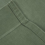 60s Vietnam War Identified USAF OG-107 Sateen Utility Shirt - Large