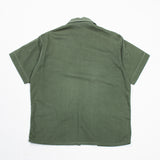60s Vietnam War Identified USAF OG-107 Sateen Utility Shirt - Large