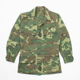 Rare 60s Vietnam War Vintage Poplin ERDL Jungle Jacket - Small