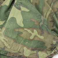 Rare 60s Vietnam War Vintage Poplin ERDL Jungle Jacket - Small
