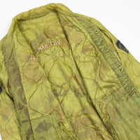 60s Vietnamese Tailor-Made Poncho Liner Souvenir Tour Jacket - Medium