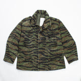 Rare 80s Vintage Alpha Ind. Tigerstripe M65 Field Jacket - X-Large