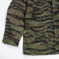 Rare 80s Vintage Alpha Ind. Tigerstripe M65 Field Jacket - X-Large