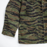 Rare 80s Vintage Alpha Ind. Tigerstripe M65 Field Jacket - X-Large