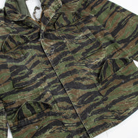 Rare 80s Vintage Alpha Ind. Tigerstripe M65 Field Jacket - X-Large