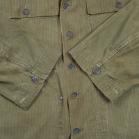 40s Vintage US Army 5th Infantry Division '45D' HBT Jacket - Large