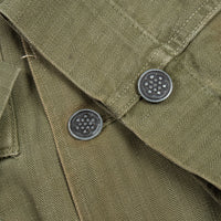 40s Vintage US Army 5th Infantry Division '45D' HBT Jacket - Large