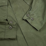 60s Vietnam War Poplin Jungle Jacket - Large