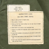 60s Vietnam War Poplin Jungle Jacket - Large