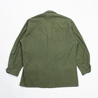 60s Vietnam War Poplin Jungle Jacket - Large