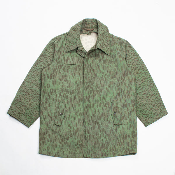Deadstock 60s Vintage Czech Army Raindrop Camo Parka - Large