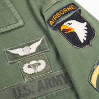 60s Vietnam War 101st Airborne Utility Shirt - Medium