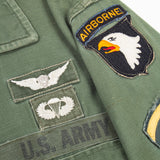 60s Vietnam War 101st Airborne Utility Shirt - Medium