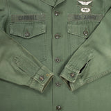 60s Vietnam War 101st Airborne Utility Shirt - Medium