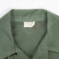 60s Vietnam War Vintage MACV 2nd Pattern OG-107 Utility Shirt - Small