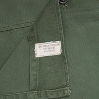 60s Vietnam War Vintage MACV 2nd Pattern OG-107 Utility Shirt - Small