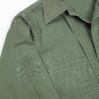 60s Vietnam War Vintage MACV 2nd Pattern OG-107 Utility Shirt - Small