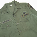 60s Vietnam War Okinawa-Made SSI Special Forces Utility Shirt - Small