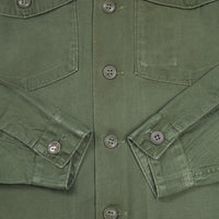 60s Vietnam War Okinawa-Made SSI Special Forces Utility Shirt - Small