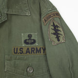 60s Vietnam War Okinawa-Made SSI Special Forces Utility Shirt - Small