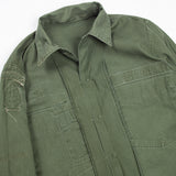 60s Vietnam War Okinawa-Made SSI Special Forces Utility Shirt - Small