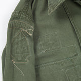 60s Vietnam War Okinawa-Made SSI Special Forces Utility Shirt - Small