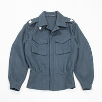 Deadstock 80s Vintage Finnish Civil Defence Wool Jacket - Medium