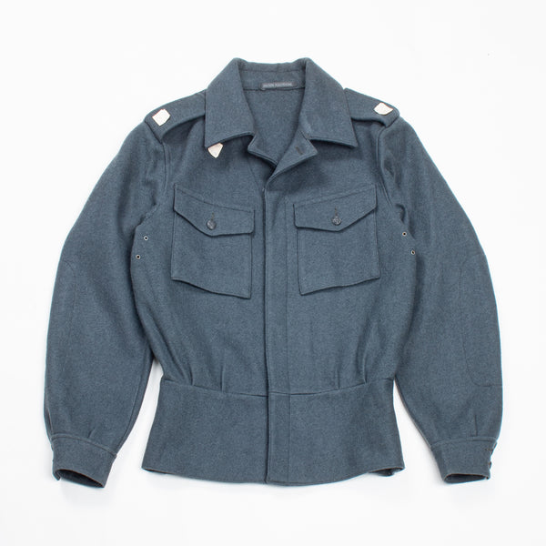 Deadstock 80s Vintage Finnish Civil Defence Wool Jacket - Medium