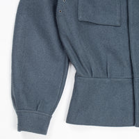 Deadstock 80s Vintage Finnish Civil Defence Wool Jacket - Medium