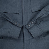 Deadstock 80s Vintage Finnish Civil Defence Wool Jacket - Medium