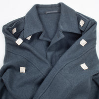 Deadstock 80s Vintage Finnish Civil Defence Wool Jacket - Medium