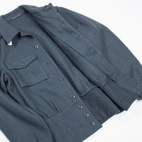 Deadstock 80s Vintage Finnish Civil Defence Wool Jacket - Medium