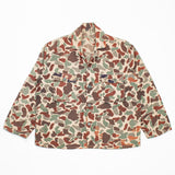 60s Vintage Storm-Pruf Duck Hunter / Beogam Camo Shirt - X-Large