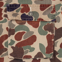 60s Vintage Storm-Pruf Duck Hunter / Beogam Camo Shirt - X-Large