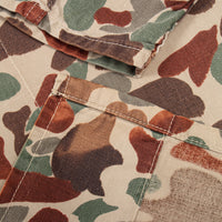 60s Vintage Storm-Pruf Duck Hunter / Beogam Camo Shirt - X-Large