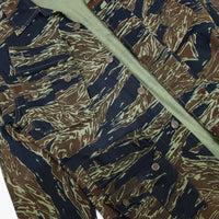 60s Vietnam War Vintage Thai Tadpole Sparse (TTS) Tigerstripe Jungle Jacket - Medium