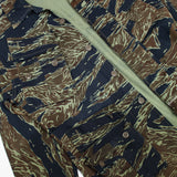 60s Vietnam War Vintage Thai Tadpole Sparse (TTS) Tigerstripe Jungle Jacket - Medium