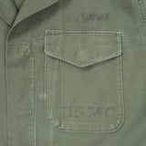 60s Vintage USMC Marines P56 Utility Shirt - Medium