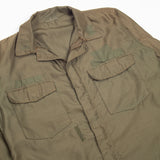 60s Vietnam War Vintage OG-106 Nomex Helicopter Pilot Shirt - Large