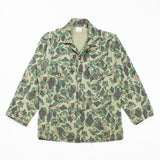 Rare 60s Vintage South Korean ROKA Duck Hunter Camo HBT Utility Shirt - Medium