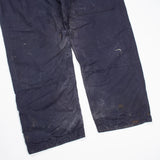 Rare 50s Vintage Royal Navy Ventile Deck Trousers - 46x30