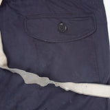 Rare 50s Vintage Royal Navy Ventile Deck Trousers - 46x30