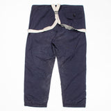 Rare 50s Vintage Royal Navy Ventile Deck Trousers - 46x30