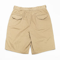Deadstock 50s Vintage US Army Khaki Chino Shorts - 32x10