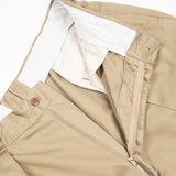 Deadstock 50s Vintage US Army Khaki Chino Shorts - 32x10