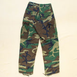 1981 Vintage Temperate Woodland BDU Combat Trousers - 26x28