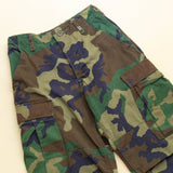 1981 Vintage Temperate Woodland BDU Combat Trousers - 26x28