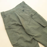 70s Vintage Dutch Army HBT Combat Trousers - 30x29